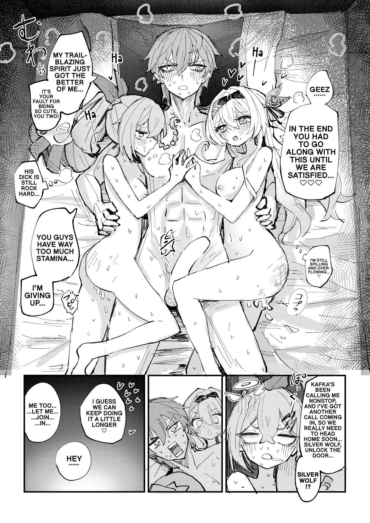Hentai Manga Comic-Besties in the Trailblazer's Room-Read-20